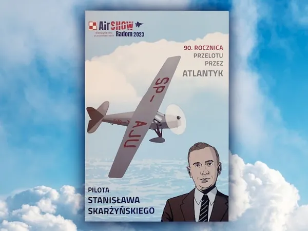 90. rocznica przelotu przez Atlantyk pilota Stanisława Skarżyńskiego. Marcin Opiłowski