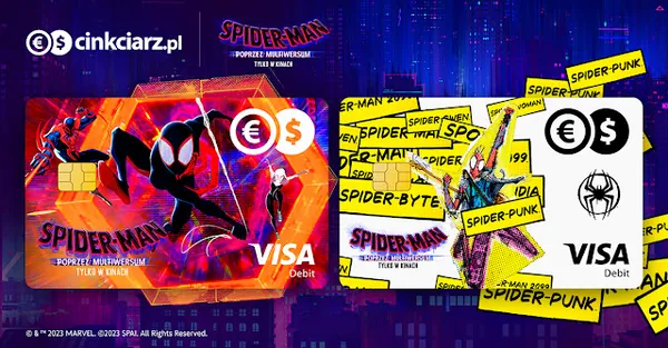 Coś dla fanów komiksu. Cinkciarz.pl wprowadził do oferty kartę ze Spider-Manem